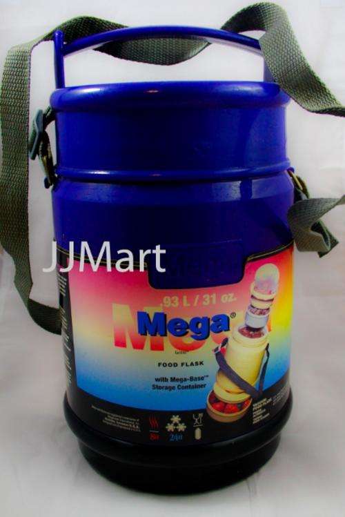 Mega Food Flask with Mega Base Storage Container-Blue