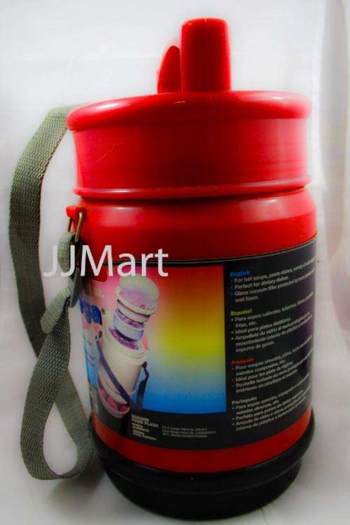 Mega Food Flask with Mega Base Storage Container-Red