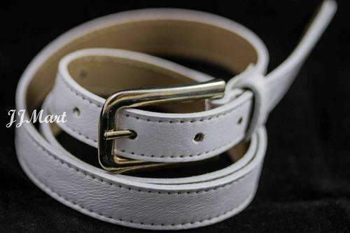 Authentic Offline Genuine Leather Ladies Belt (Retail R399) Small White