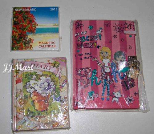 2 x Kids Diaries and Magnetic New Zealand Calendar (Sealed)