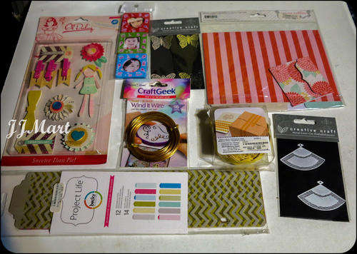 Job Lot Scrapbooking Items