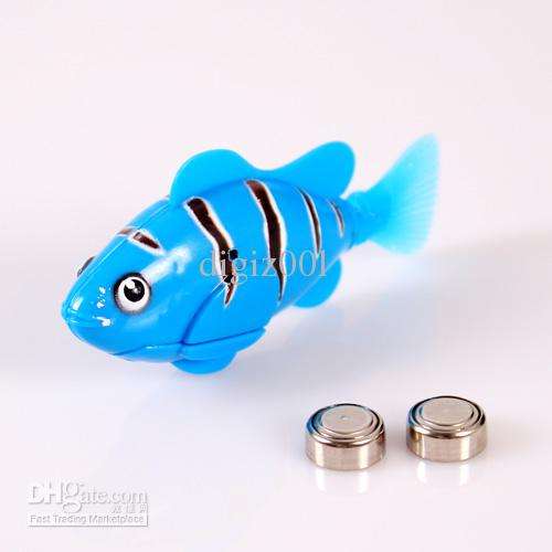 ROBO FISH Clown Style Blue Electronic Fish Toy