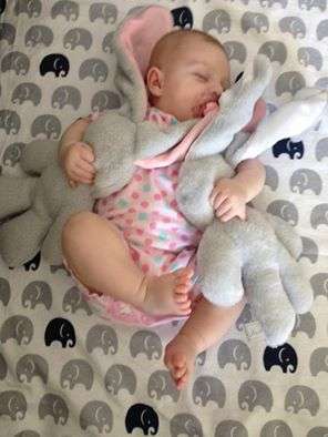 Snuggle Bunny - White & Pink