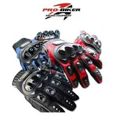 Genuine Pro-biker Motorcycle Motocross Racing Cycling OutdoorSport Gloves ~ XL