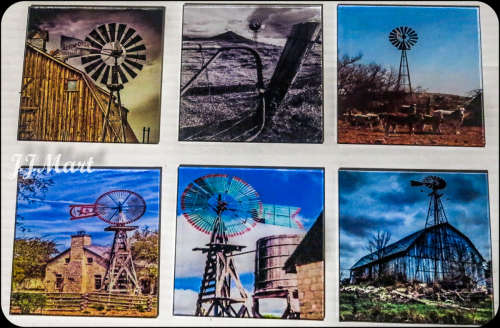 Beautiful set of Glass Coasters (6)