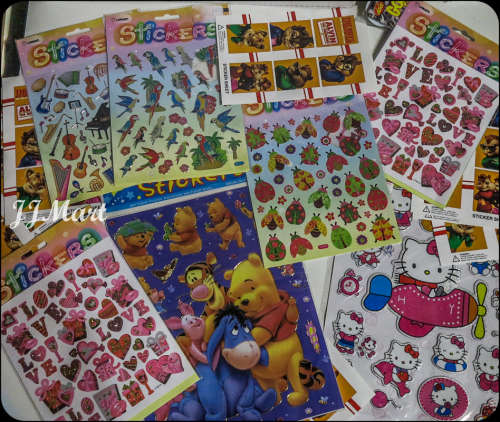 Job Lot Stickers (15 Sheets)
