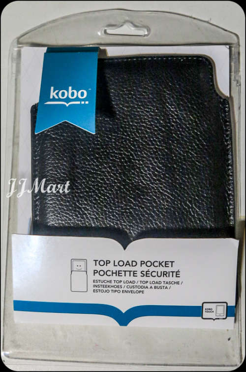 Kobo Touch Topload  Pocket Black- Full Grain Genuine Leather ( 4 available)