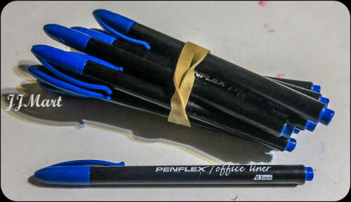 10 x Penflex Office Liner Blue 0.5mm
