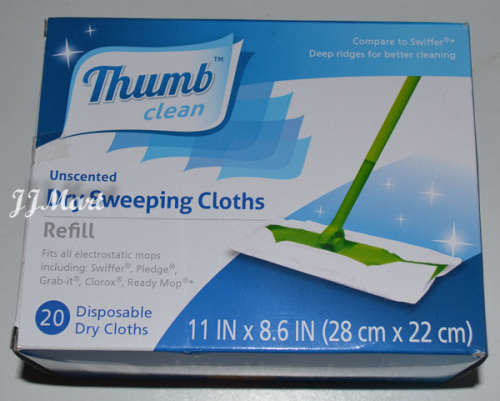 Thumb Clean Dry Sweeping Cloths x 20