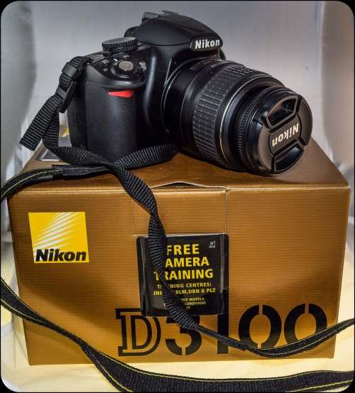 Nikon D3100 Camera + 18-55 lens + Bag (Complete kit!)