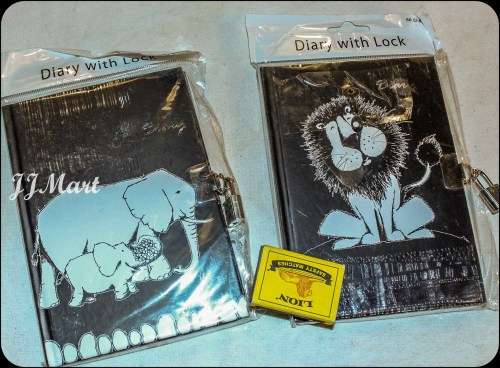 2 x Diary with Lock