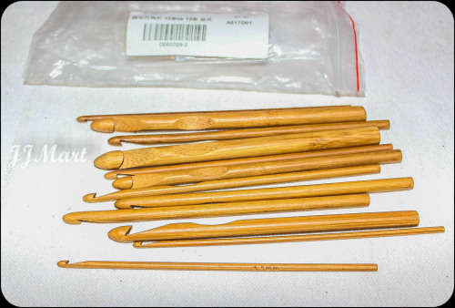 1 Set(12PCs) Wooden Crochet Hook Knitting Needles