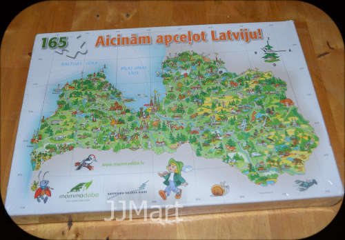 Puzzle "Traveling Latvia"