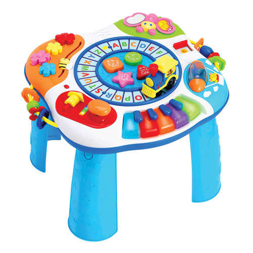 WINFUN LETTER TRAIN & PIANO ACTIVITY TABLE
