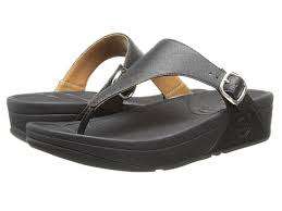 FitFlop The Skinny Deluxe Sandals Black Size 4 Price R1200