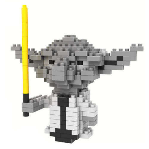 LOZ BLOCK Star Wars Grey Yoda Nano Blocks Building Nanoblock Micro Blocks Toy