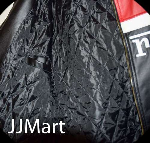 Ferrari Michael Schumacher Faux Leather Jacket = Size XXL