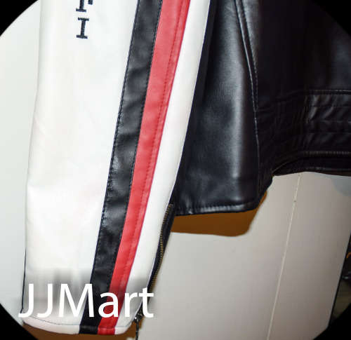 Ferrari Michael Schumacher Faux Leather Jacket = Size XXL