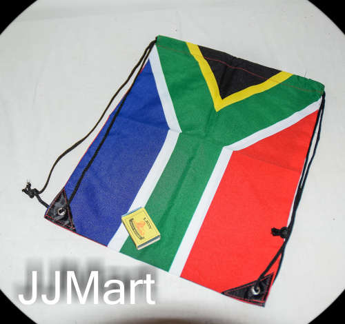 Strong SA Flag Drawstring Bag