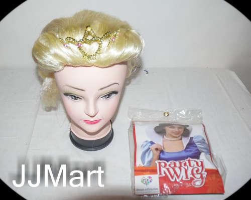 Deluxe Princess Wig with Tiara