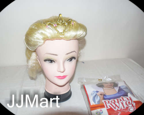 Deluxe Princess Wig with Tiara