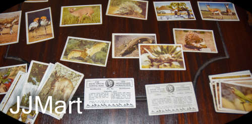 44 X Vintage Cigarette Cards SA National parks - 1940!