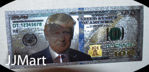 Novelty $100 bill Donald Trump