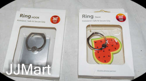 2 x Phone Ring Silver