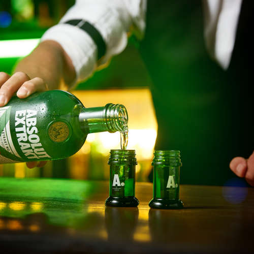 6 x Absolut Extrakt Shot Glasses