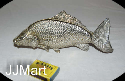 Vintage Silver Fish Letter/Serviette Holder