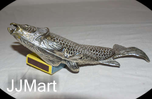 Vintage Silver Fish Letter/Serviette Holder