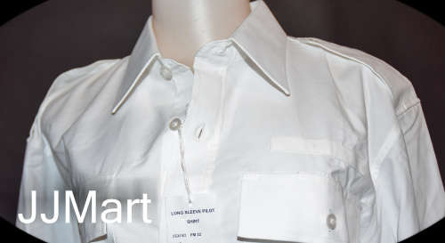 House of Monatic Pilot Shirt Size 38 Long Sleeve