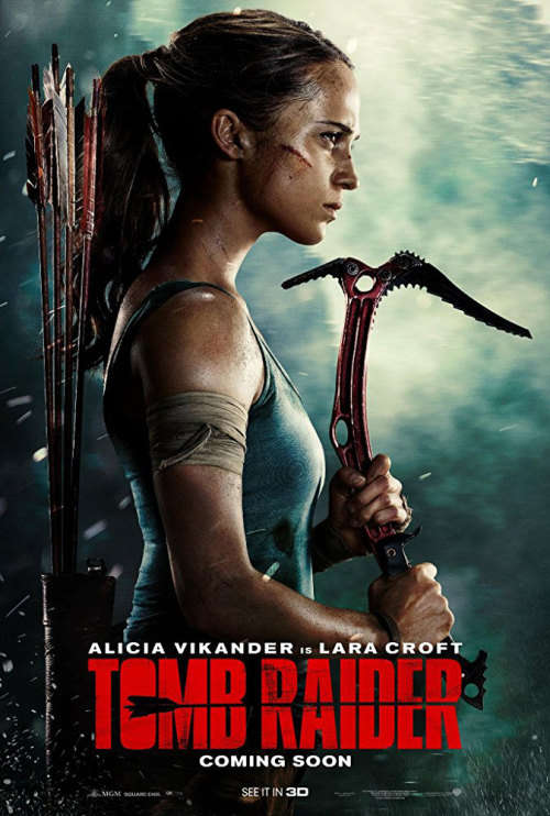 Movie prop from Tomb Raider - Climbing Axe used by Lara Croft