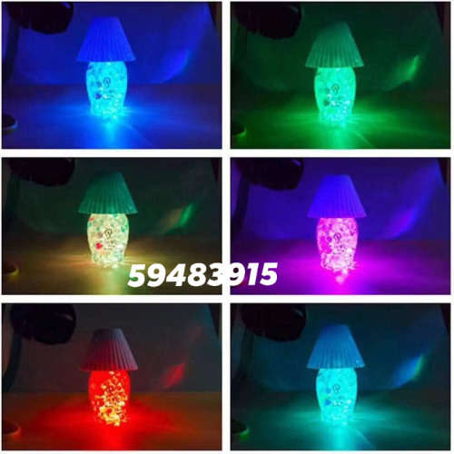Multicolor glowing Air freshener lamp - Yellow,orange colour shade
