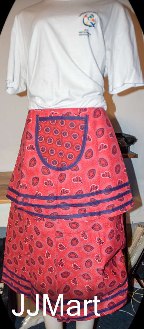 Shweshwe Skirt and Apron Set