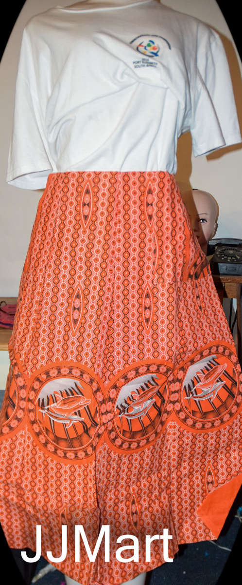 Shweshwe Skirt and Apron Set