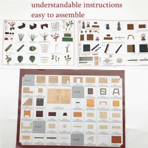 DIY Miniature Model Kit with LED Lights Cocoa`s Fantastic Ideas Chocolatier