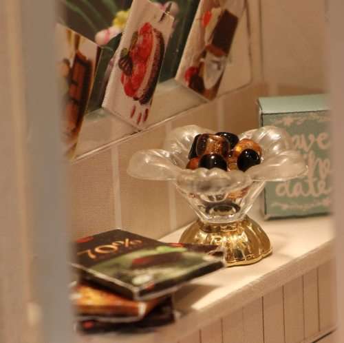 DIY Miniature Model Kit with LED Lights Cocoa`s Fantastic Ideas Chocolatier