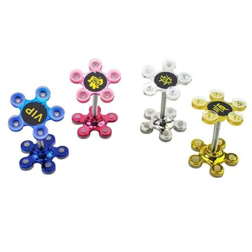 6 x Desktop mobile Phone Bracket Double Side Silicone Sucker (unboxed) - Great Stocking filler