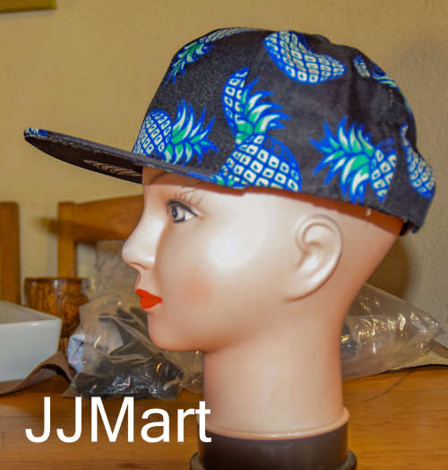 Funky Blue Pineapple Cap (2 available)