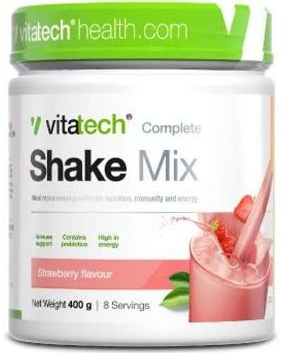 Vitatech Complete Shake - Strawberry (400g) Vegan Friendly
