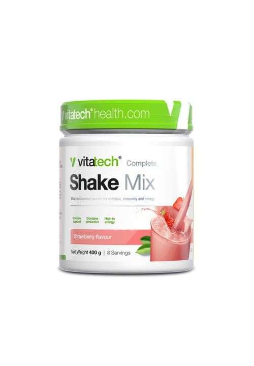 Vitatech Complete Shake - Strawberry (400g) Vegan Friendly