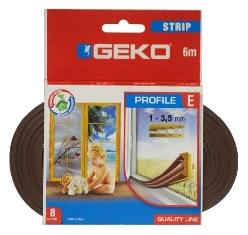 2 x Geko Type E Brown Draught Excluder - Covers damaged, but brand new