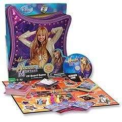 Hannah Montana CD Board Game in Purple Guitar Case­
