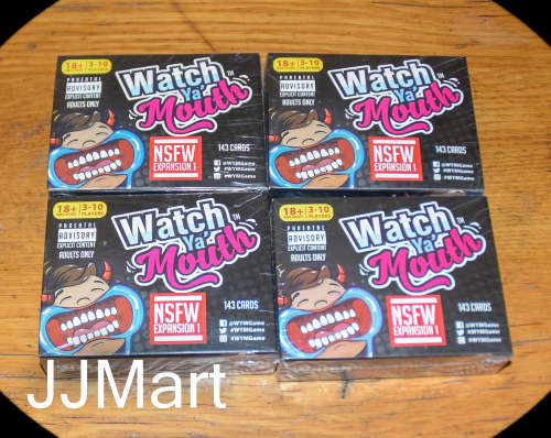 Watch Ya` Mouth Adult NSFW Expansion 1 Card Game Pack, For All Mouth Guard Games