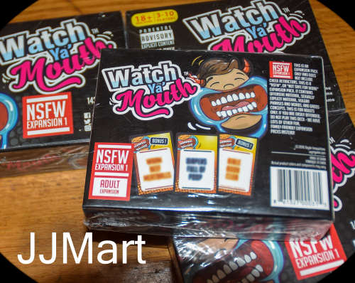 Watch Ya` Mouth Adult NSFW Expansion 3 Card Game Pack, For All Mouth Guard Games