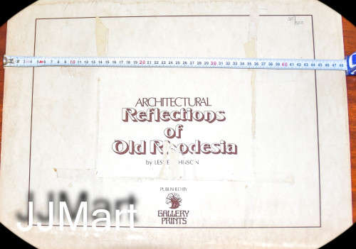 Architectural Reflections of old Rhodesia Leslie Johnson painting prints - No 315/500