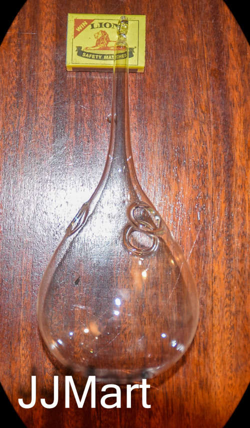Teardrop Shaped Hanging Glass Planters ( 6 available)