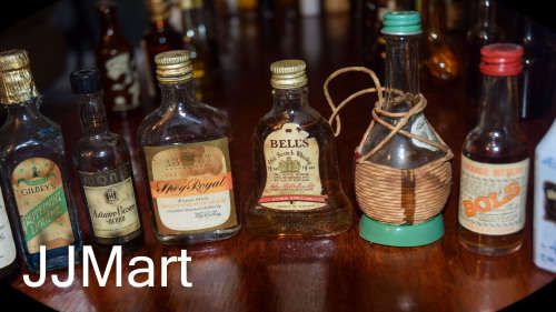 Vintage  Miniature Alcohol Bottles x 12 - Lot 1