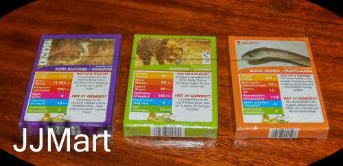 MENZO -  Wildlife Card Series - 3 Packets of cards